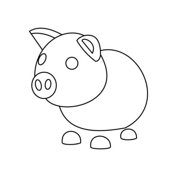 Pig Coloring Page