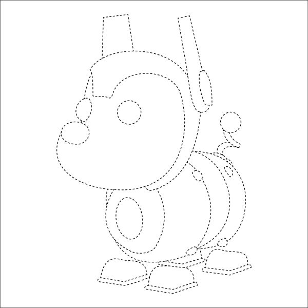 Robo Dog Tracing Page