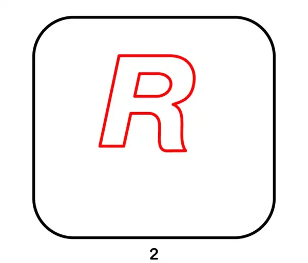 Rockstar Games Logo Step 2