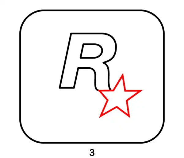 Rockstar Games Logo Step 3