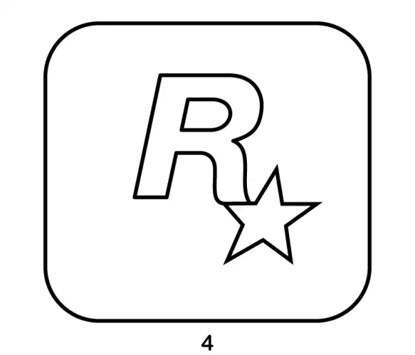 Rockstar Games Logo Step 4