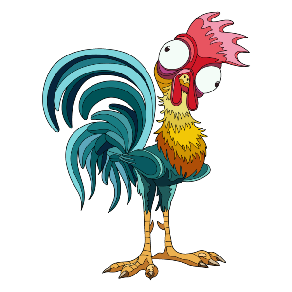 Rooster With Big Eyes