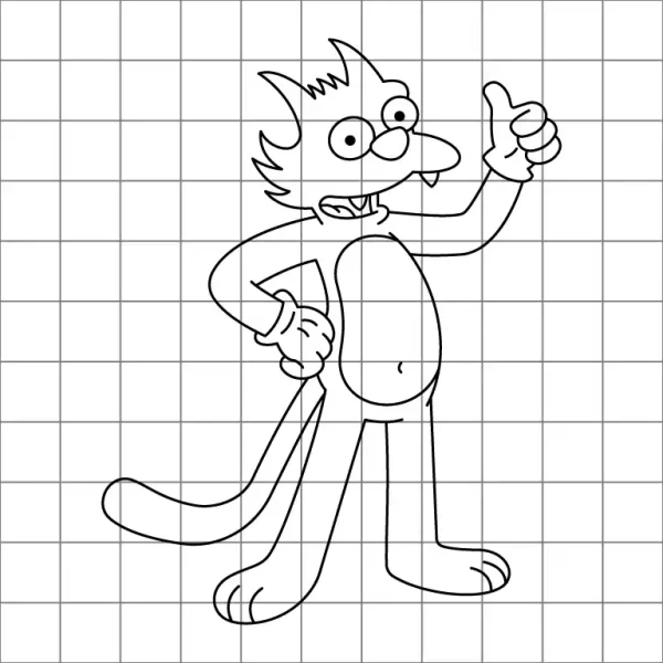 Scratchy Drawing Grid