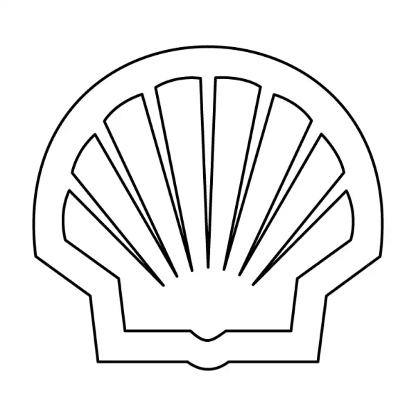 Shell Logo Coloring Page