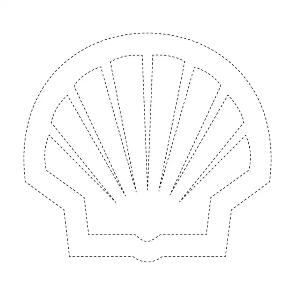 Shell Logo Tracing Page