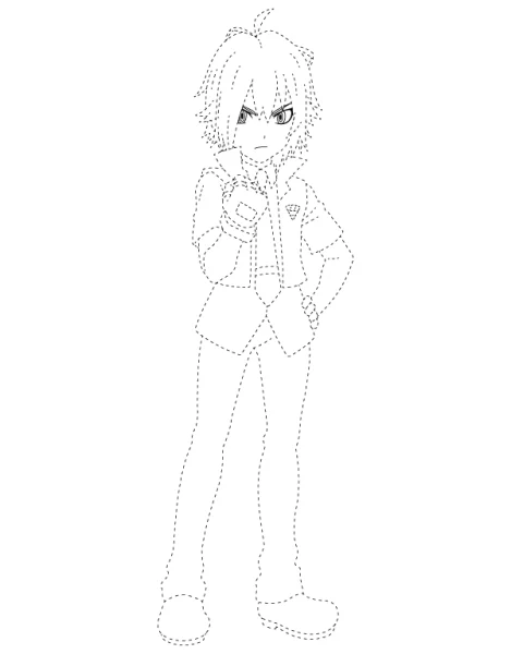 Shu Kurenai Tracing Page