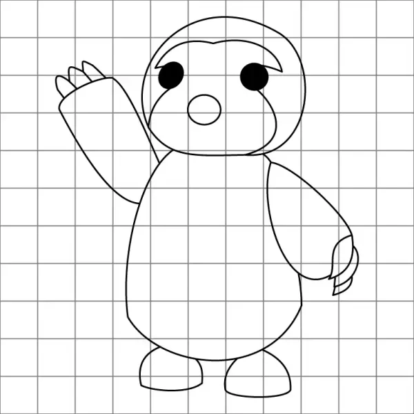 Sloth Drawing Grid