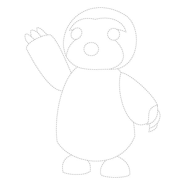 Adopt Me Sloth Tracing