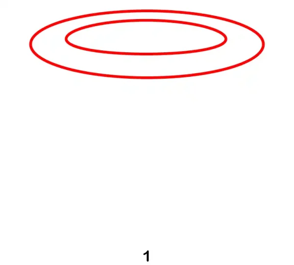 Smiling Face With Halo Step 1