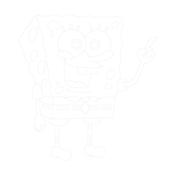 SpongeBob-Trace-By-Image-Page