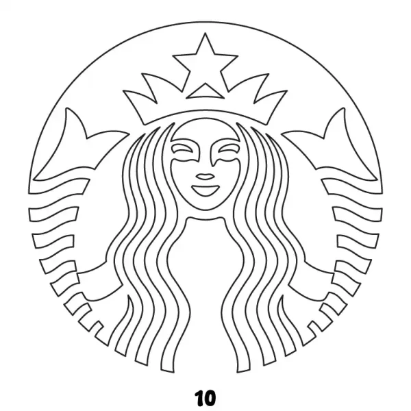 Starbucks Logo Step 10