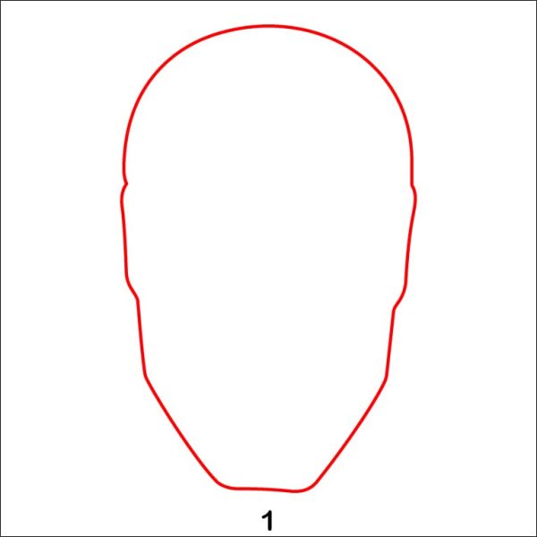 Iron Man Mask Step 1