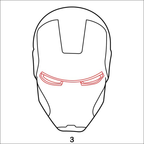 Iron Man Mask Step 3