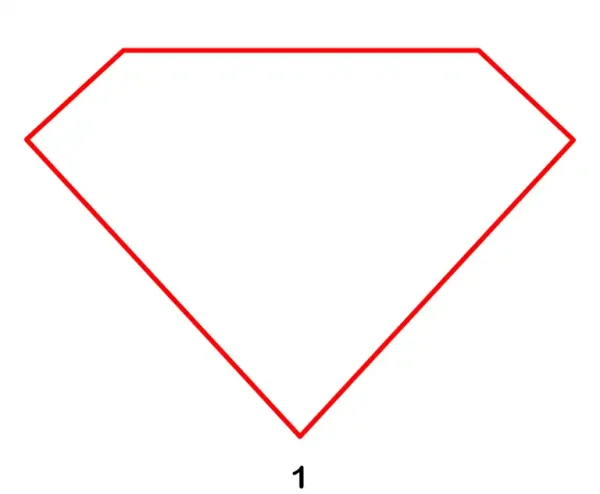 Superman Logo Step 1