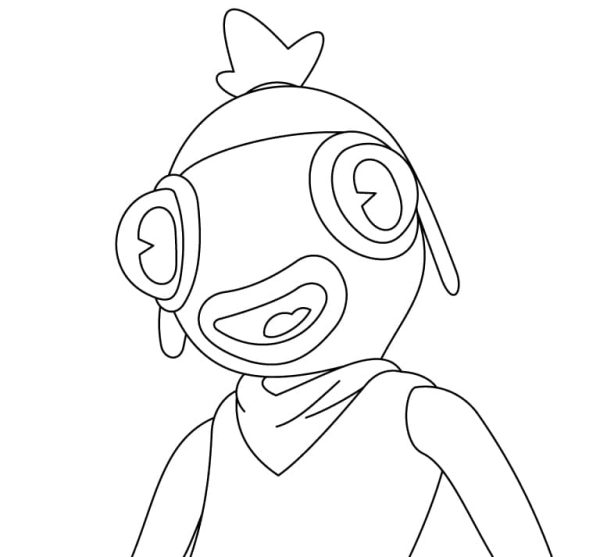 Toona Fish Coloring Sheet