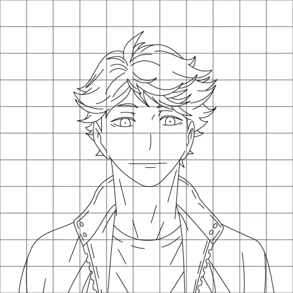 Toru Oikawa Drawing Grid