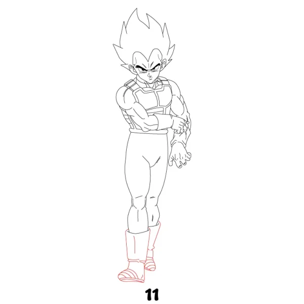 Vegeta Step 11