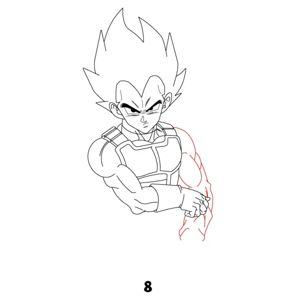Vegeta Step 8