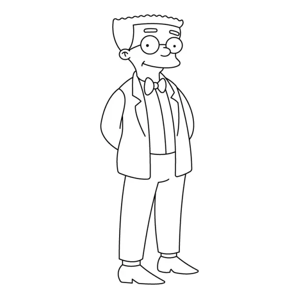 Waylon Smithers Coloring Page