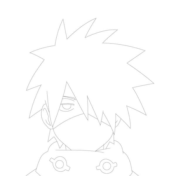 Young-Kakashi-Tracing-Page