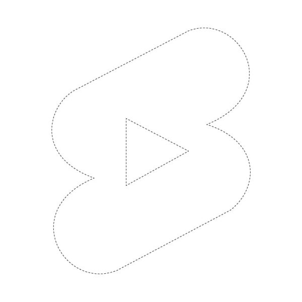 Youtube-Shorts-Logo-Tracing